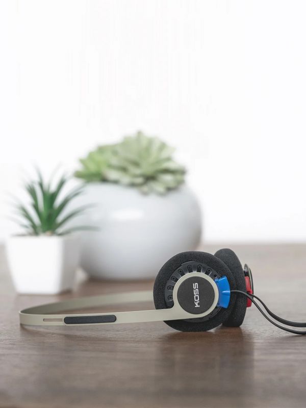 Навушники On-Ear Koss KPH40 Utility, 3.5 mini-jack, 1.2м, Бежевий