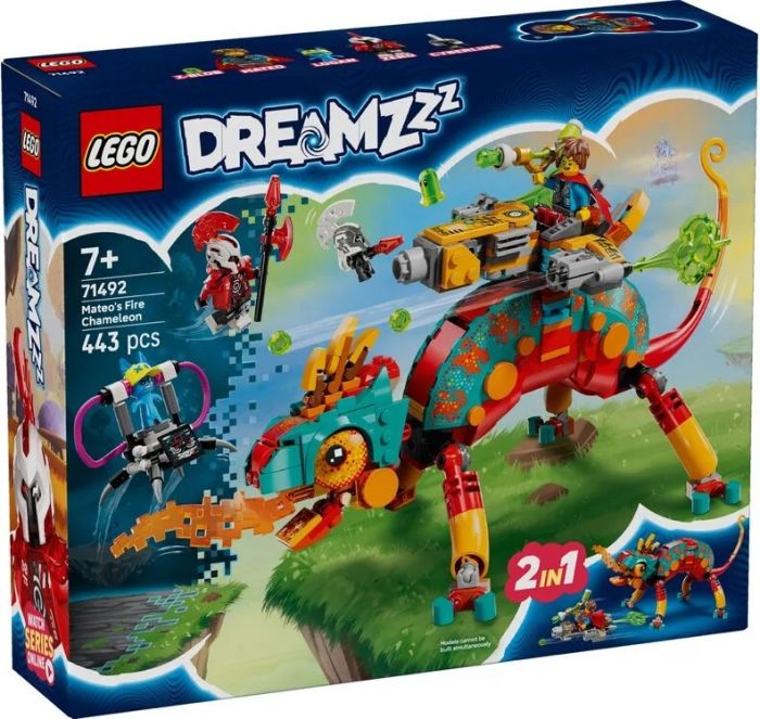 Конструктор LEGO Dreamzzz Вогняний хамелеон Матео