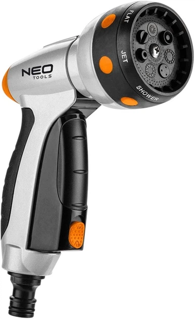 Зрошувач ручний Neo Tools CLICK, пістолетний, 7 функцій 0.306кг