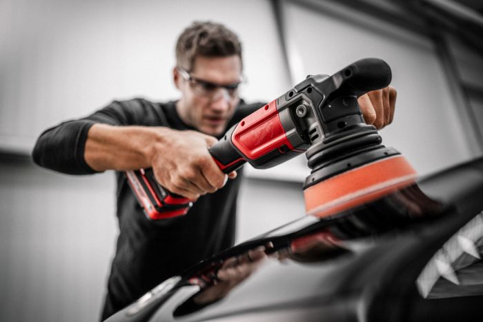 Шліфмашина полірувальна ексцентрікова акумуляторна Einhell Professional CP-EP 18/125 Li BL-Solo 18В 125мм 500-3800об/хв 2.11кг