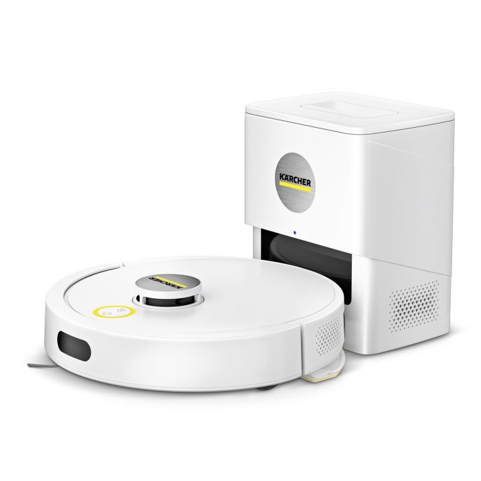 Робот-пилосос karcher RVC 3 Comfort, h=0.97см, вологе прибирання, конт пил -0.24л, вода -0.28л, автон. робота до 130хв, Bluetooth зарядна станція , білий