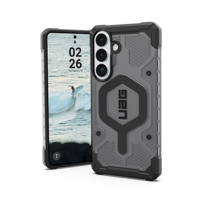 Чохол UAG для Samsung Galaxy S26+, Pathfinder Clear with Magnet, Ash/Black