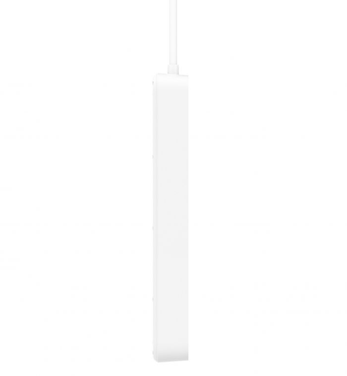 Подовжувач мережевий Belkin 2м, 4хТипF, 16А, USB-A/USB-C 18Вт, фільтр, білий