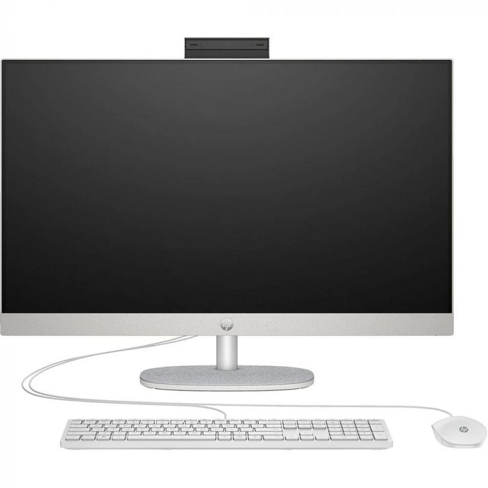 Комп'ютер персональний моноблок HP All-in-One 27" FHD IPS AG, Intel U7-155U, 16GB, F1TB, UMA, WiFi, кл+м, DOS, білий