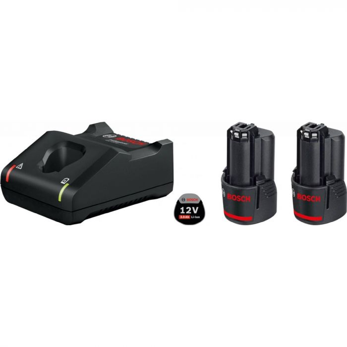 Набір акумулятора та зарядного пристрою Bosch Professional GBA 12В 2х3.0А·год ЗП GAL 12V-40