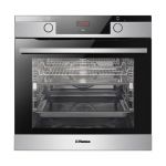 Духова шафа Hansa електрична, 65л, A, дисплей, конвекція, телескопічні направляючі, 3 скла, нержавіюча сталь