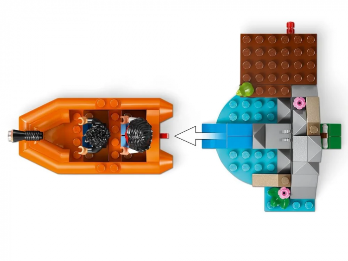 Конструктор LEGO Jurassic World  Втеча річкою від тиранозавра