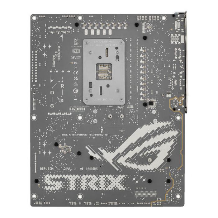 Материнcька плата ASUS ROG STRIX B850-A GAMING sAM5 B850 4xDDR5 M.2 HDMI DP Wi-Fi BT ATX білий