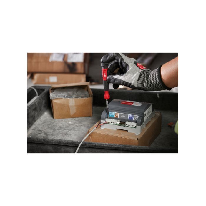 Викрутка Milwaukee плоска, прецизійна змінні двосторонні викруткові наконечники PH00,SL 0,23x1,5, PH0,SL 0,5x3,0 набір 4шт