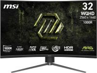 Монітор MSI 31.5" MAG 325CQPF-E18 2xHDMI, DP, Audio, VA, 2560x1440, 180Hz, 0.5ms, sRGB 111%, CURVED, AdaptiveSync, HAS