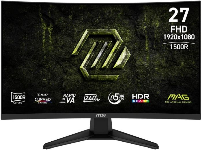 Монітор MSI 27" MAG 275CF-X24 2xHDMI, DP, Audio, VA, 240Hz, 0.5ms, sRGB 111%, CURVED, AdaptiveSync
