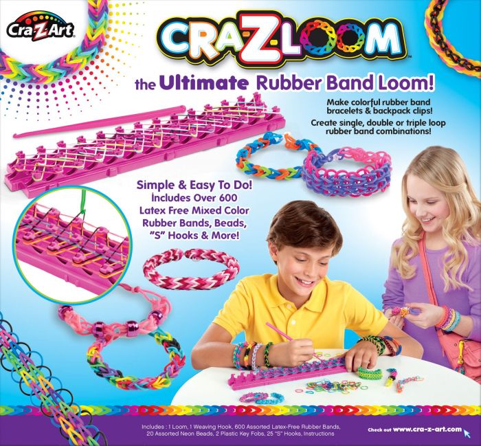 Набір для виготовлення браслетів Cra-Z-Art Ultimate Rubber Band Loom в асорт.