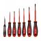 Викрутки Milwaukee ізольовані VDE до 1000В, SL2,5, SL3, SL4, SL5.5, PH1,PH2, викрутка-тестер набір 7шт