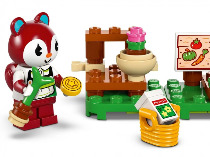 Конструктор LEGO Animal Crossing Садова крамниця і караван, що належать Leif