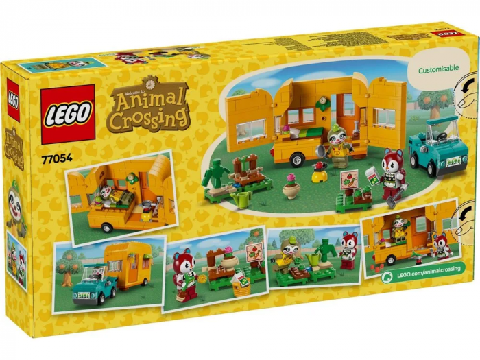 Конструктор LEGO Animal Crossing Садова крамниця і караван, що належать Leif