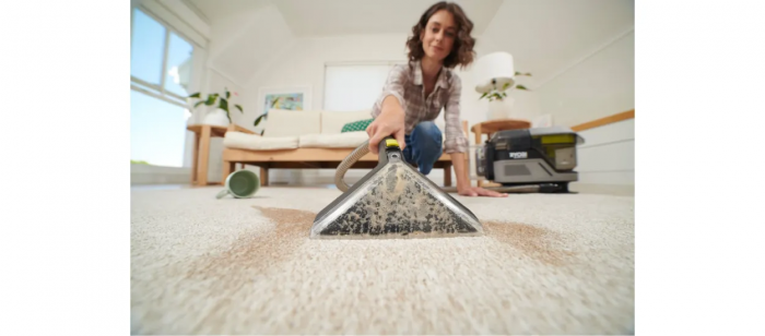 Пилосос акумуляторний миючий Ryobi ONE+ RDC18BL-0 18В 73Вт контейнер для води чиста/брудна 1/0.6л 4.2кг без АКБ та ЗП