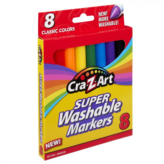 Маркери легкозмивні Cra-Z-Art Super Washable, 8шт
