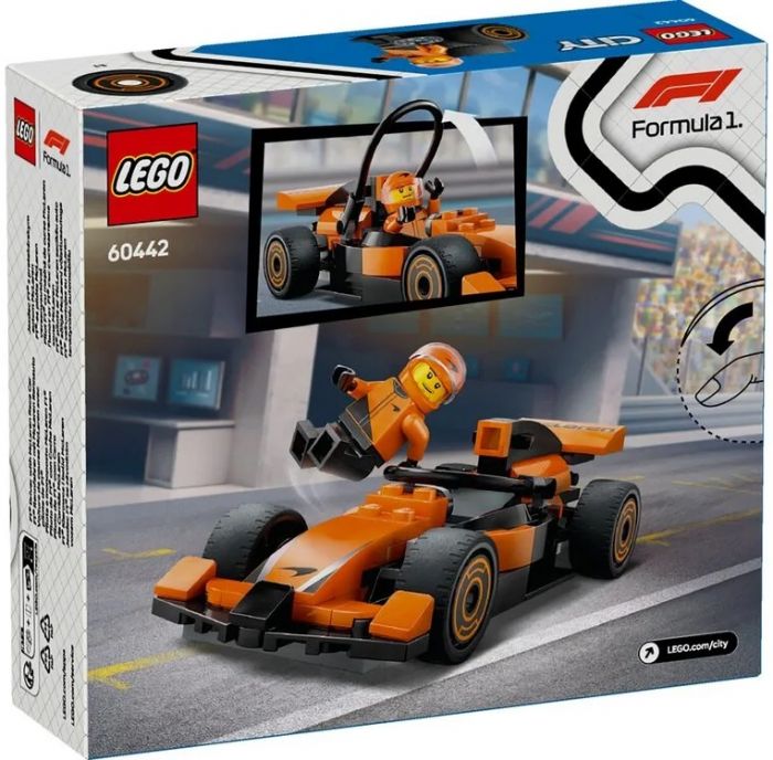 Конструктор LEGO City Пілот F1 з автомобілем для перегонів команди McLaren