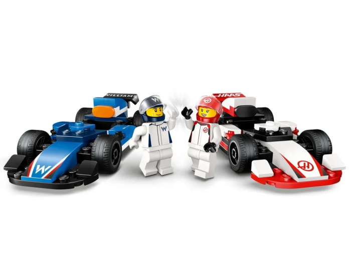 Конструктор LEGO City Автомобілі для перегонів F1 команд Williams Racing та Haas F1