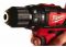 Шурупокрут-дриль ударний акумуляторний Milwaukee M12 BPD-0 12В 30Нм 0-1500об/хв 1.0кг без АКБ та ЗП