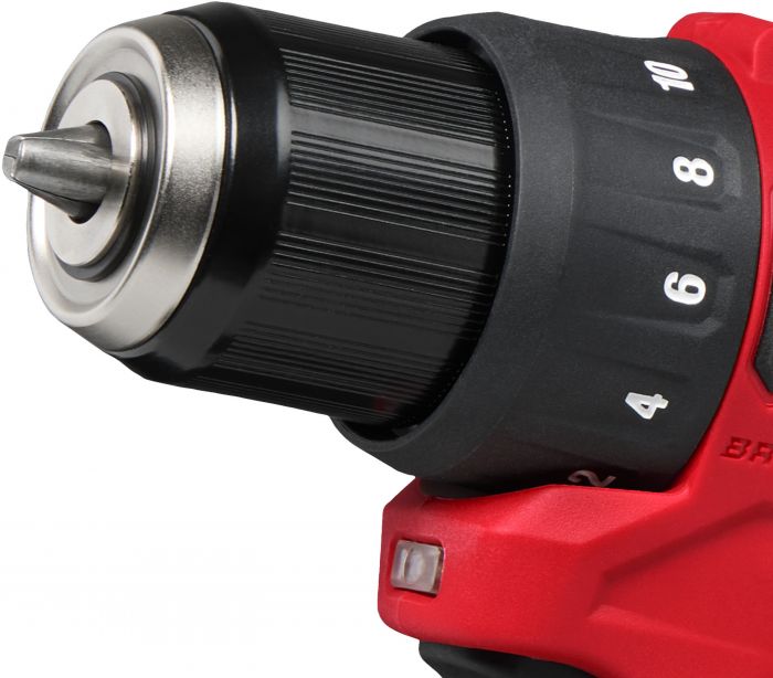 Шурупокрут-дриль акумуляторний Milwaukee M12 BLDDRC-201BRF 12В 2А·год 40Нм 0-1700об/хв ЗП С12 сумка 0.98кг