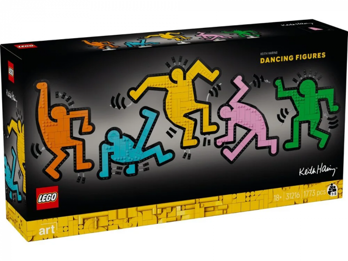 Конструктор LEGO ART Кіт Гарінґ — Танцюючі чоловічки