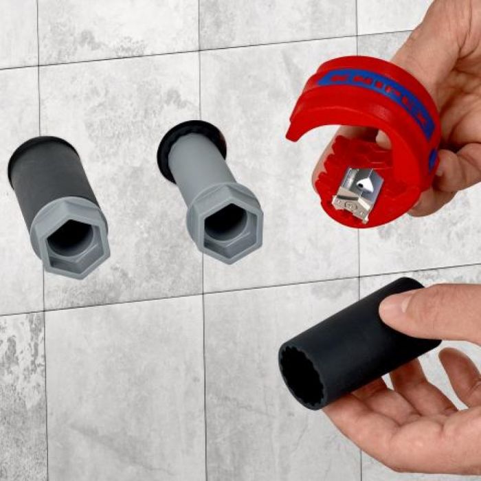 Труборіз KNIPEX для пластикових труб, 20-50мм 72мм 0.108кг