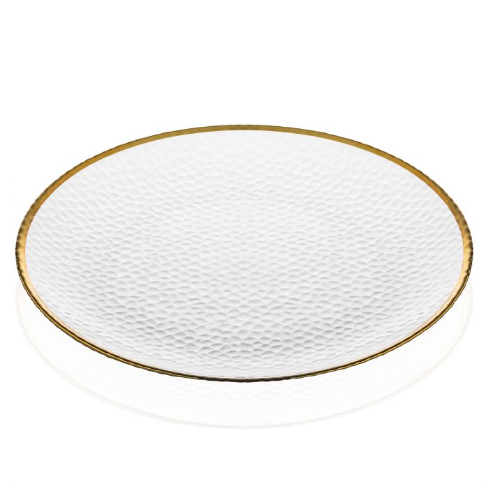 Тарілка ARDESTO Dew 21см, скло, прозорий