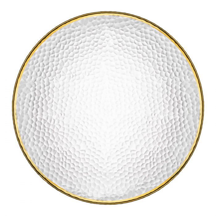 Тарілка ARDESTO Dew 21см, скло, прозорий