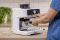 Кавоварка Gorenje ріжкова 2.5л, кавомолка 0,25л, капучинатор, кнопочне керування, білий