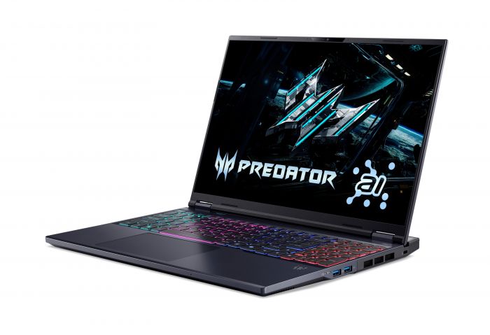 Ноутбук Acer Predator Helios Neo 16 PHN16-73 16" WQXGA IPS, Intel U9-275HX, 32GB, F1TB, NVD5060-8, Lin, чорний