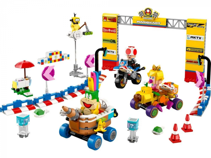 Конструктор LEGO Super Mario Mario Kart – Baby Peach & Grand Prix. Набір