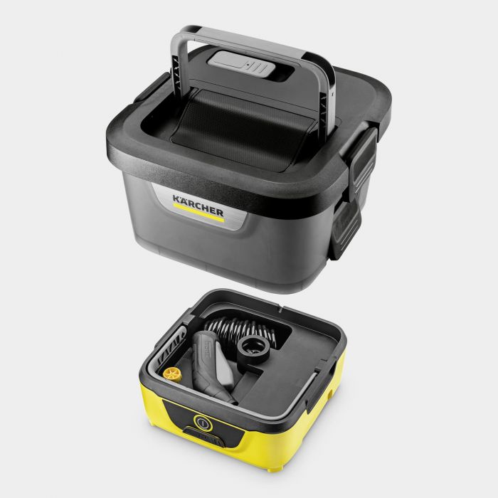 Мінімийка низького тиску акумуляторна Karcher OC 4 120л/год шланг 2.8м бак для води 8л 3.082кг USB-C