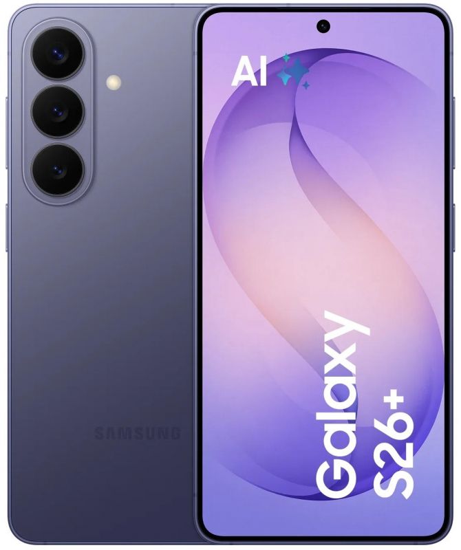 Смартфон Samsung Galaxy S26+ 5G (S947) 6.7' 12/512ГБ, 2SIM, 4900мА•год, фіолетовий