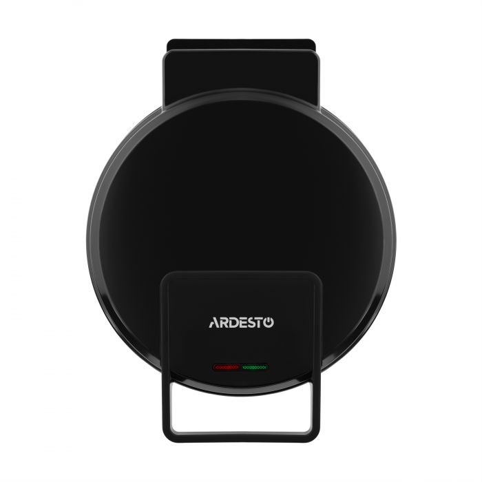 Вафельниця ARDESTO 1200Вт, вафлі в формі сердця,  корпус-пластик, чорний