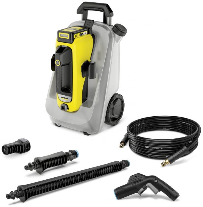Мінімийка акумуляторна Karcher OC 6-18 Premium Battery Set 18В акб 1х2.5А·год 24бар 200л/год бак для води 12л ЗП 5.73кг