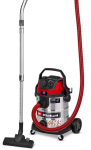 Пилосос професійний Einhell TE-VC 2580 SACL 1100Вт 200мбар контейнер 25л 230В/2200Вт вологе/сухе прибирання 6.9кг