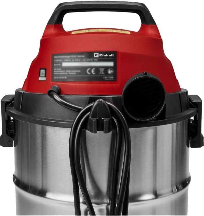 Пилосос професійний Einhell TC-VC 3055 SA 900Вт 190мбар контейнер 30л 230В/2000Вт вологе/сухе прибирання 5.3кг