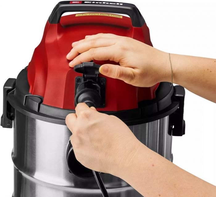 Пилосос професійний Einhell TC-VC 3055 SA 900Вт 190мбар контейнер 30л 230В/2000Вт вологе/сухе прибирання 5.3кг