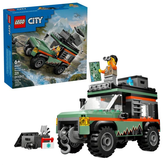 Конструктор LEGO City Позашляхова гірська вантажівка 4x4