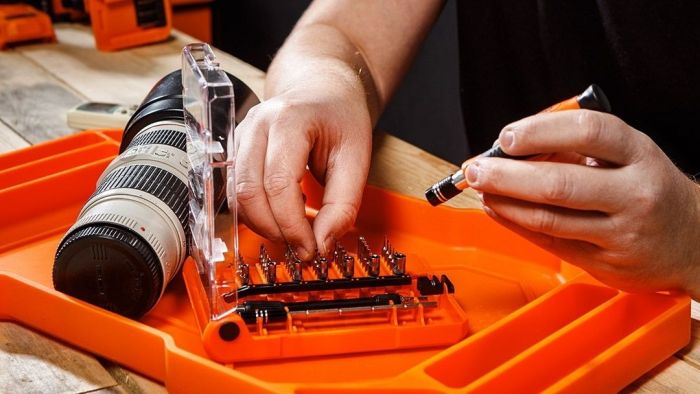 Біти Neo Tools, 1/4", бітотримач, прецизійні, CrV, набір 45шт