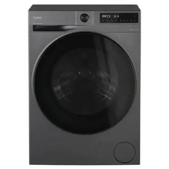Пральна машина Candy ProWash 550 фронтальна, 8кг, 1400, A, 42.7см, дисплей, пара, інвертор, люк чорний, cріблястий