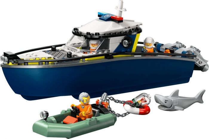 Конструктор LEGO City Переслідування на поліцейському катері