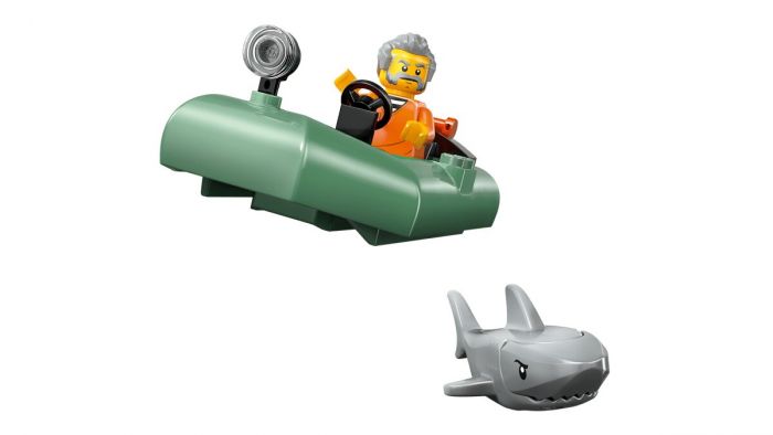 Конструктор LEGO City Переслідування на поліцейському катері