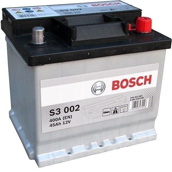 Акумулятор Bosch S3 12В 45А·год 400А R+ (0 092 S30 020)