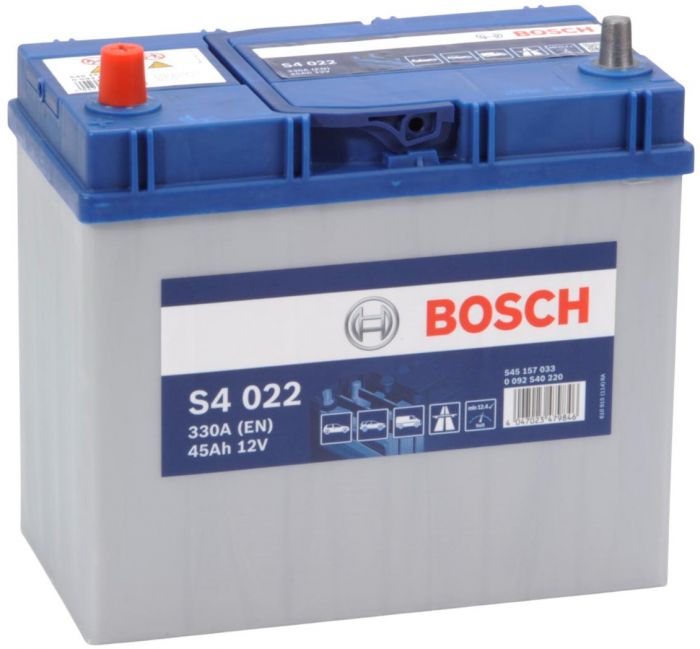Акумулятор Bosch S4 12В 45А·год 330А L+ (0 092 S40 220)