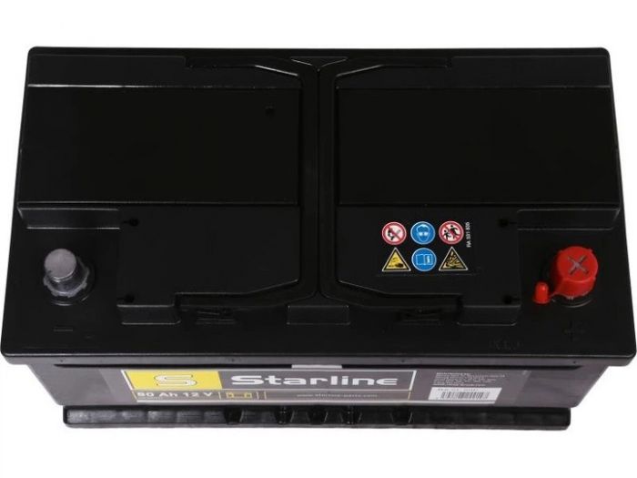 Акумулятор Starline 12В 80А·год 740А R+ (BA SL 80P)