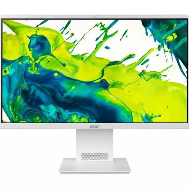 Комп'ютер персональний моноблок Acer Aspire S24B-GMTL-U 23.8" FHD, Intel U5-115U, 16GB, F512GB, UMA, WiFi, кл+м, Lin, білий