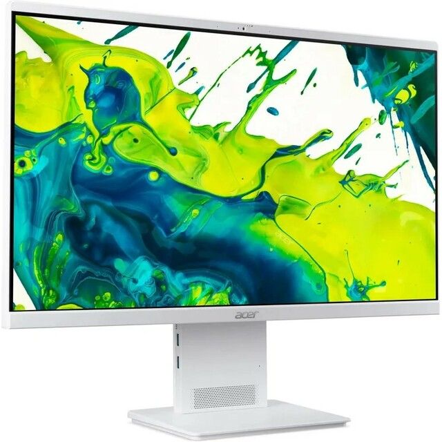 Комп'ютер персональний моноблок Acer Aspire S24B-GMTL-U 23.8" FHD, Intel U5-115U, 16GB, F512GB, UMA, WiFi, кл+м, Lin, білий