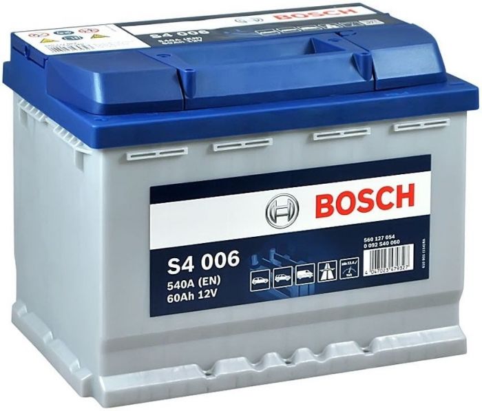 Акумулятор Bosch S4 12В 60А·год 540А L+ (0 092 S40 060)